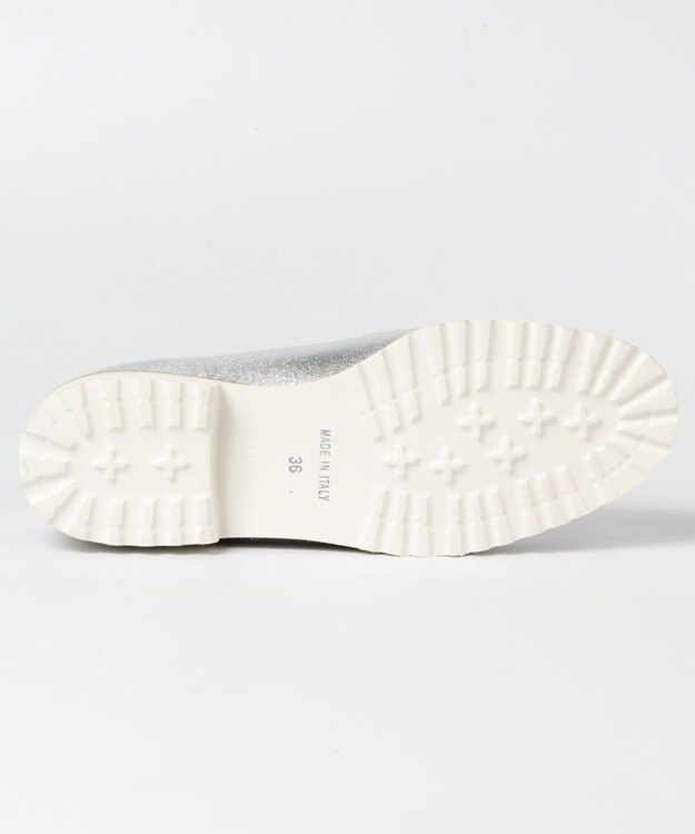 BONTRE 【LucaGrossi/ルカグロッシ】ラギットソールローファー シルバー