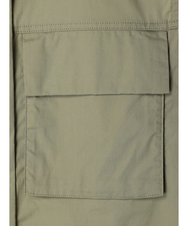 AMERICAN HOLIC ノースリーブＷポケットシャツ Khaki