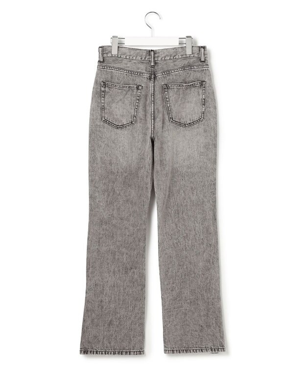 23区 S 【SLOW/一部店舗限定】スリット ストレート デニム グレー系