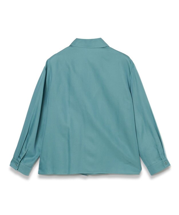 JOSEPH ソフトコットンシルク　シャツ Lagoon