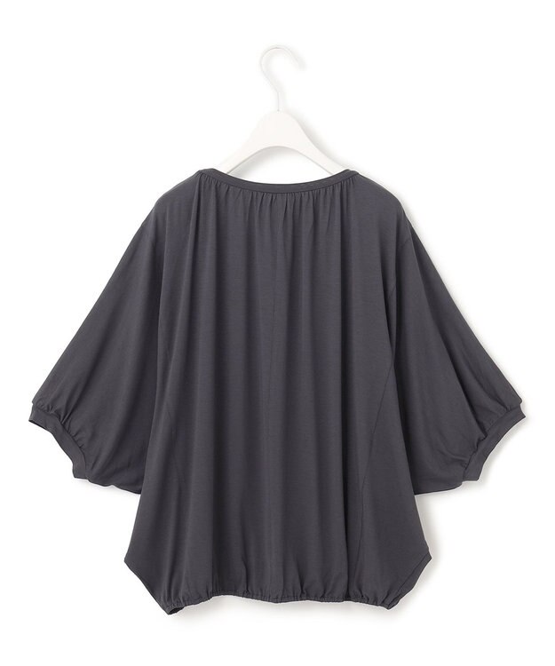 ICB 【WEB限定・洗える】Float ドルマンスリーブカットソー チャコール系