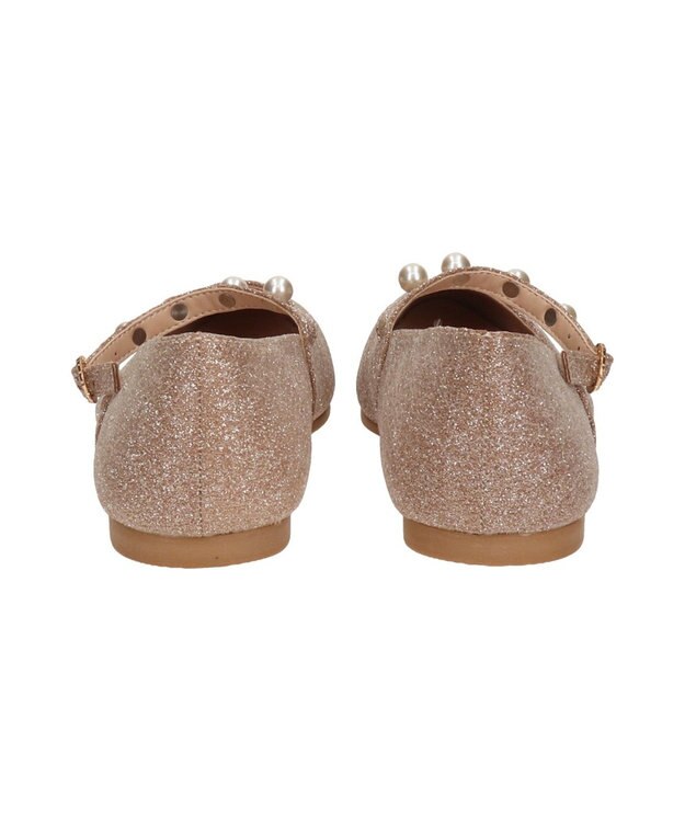 Bridget Birkin 【Bridget Birkin】パールストラップメリージェーンパンプス ゴールド