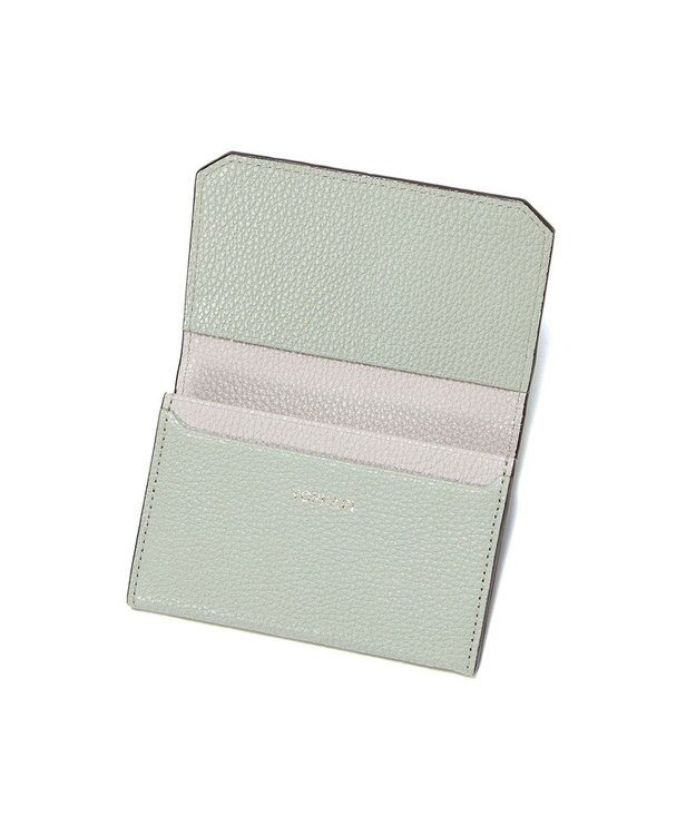 TOPKAPI 【TOPKAPI】バイカラー レザー 名刺入れ LEAN リーン ミントグリーン