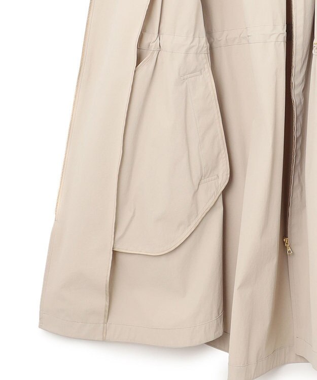 23区 ナイロン2WAYストレッチ フーデットアウター ベージュ系