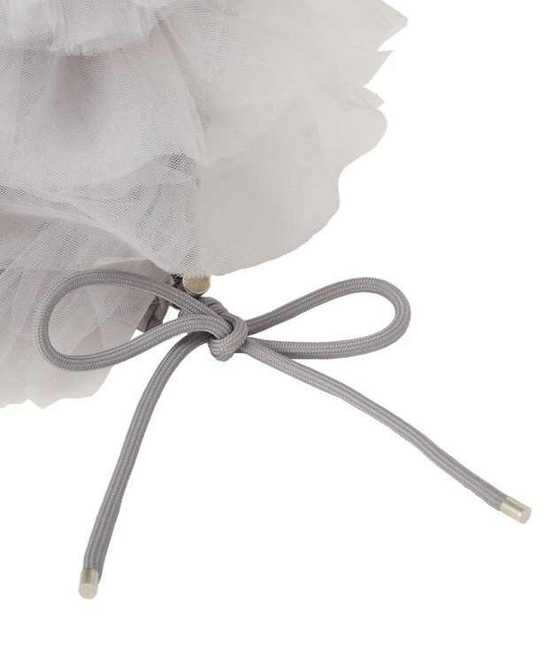 Maison de FLEUR チュールフリルナップサック Gray