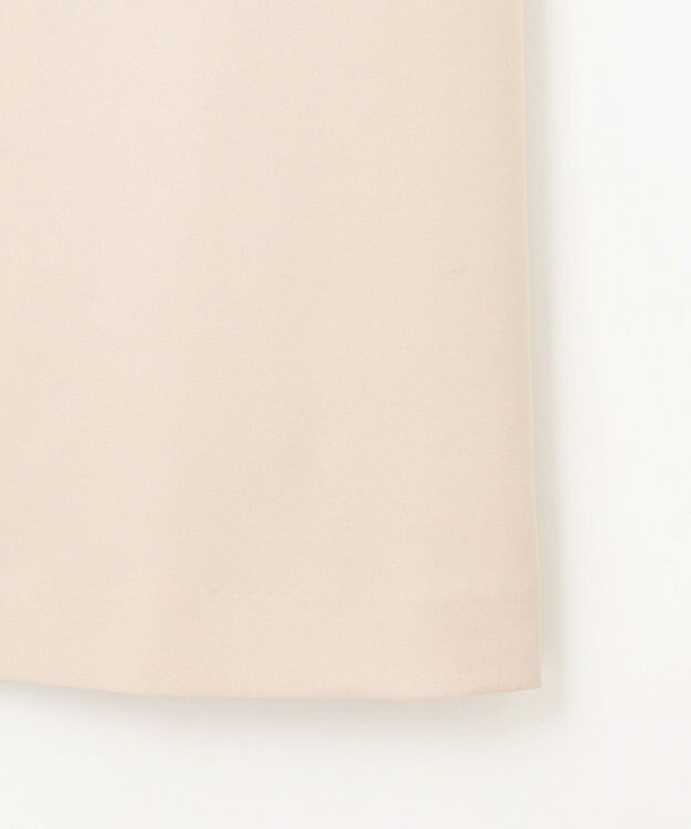 Feroux 【洗える】バイカラートリム ジャンパースカート ベージュ系