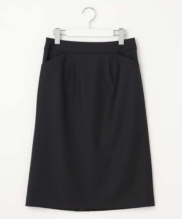 J.PRESS LADIES L BAHARIYE SOLID フレアースカート ブラック系