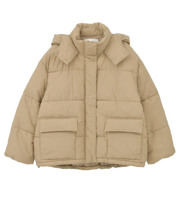 Green Parks ライトファイバーフーディブルゾン Beige