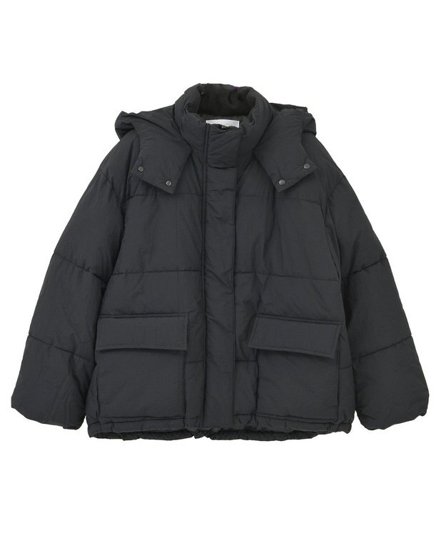 Green Parks ライトファイバーフーディブルゾン Black