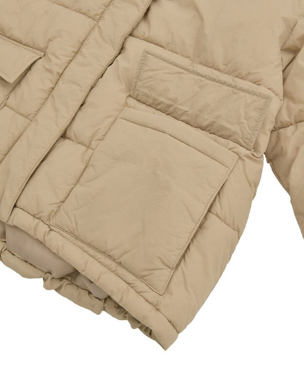 Green Parks ライトファイバーフーディブルゾン Beige