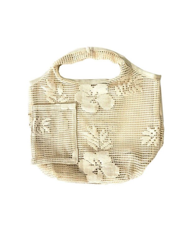 ROOTOTE 1089【洗濯可能】SC.ルーショッパーミニ.レース-A 02：キナリ