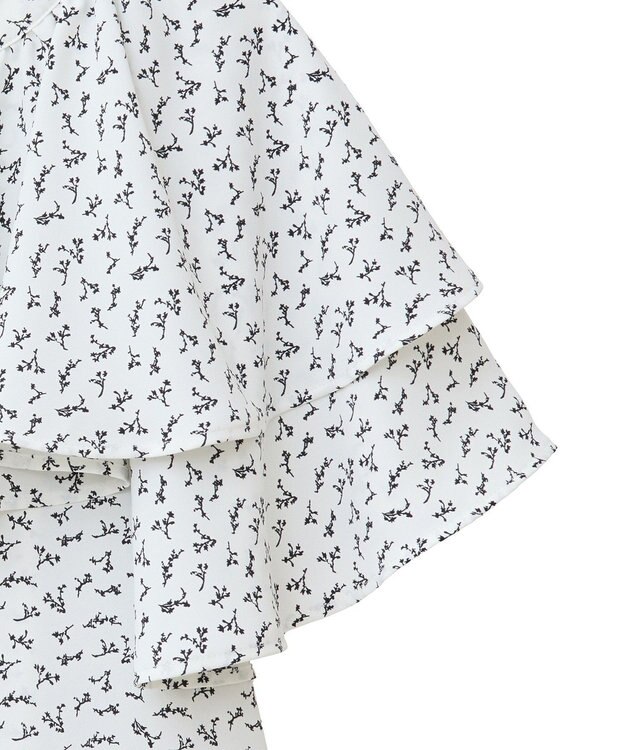 earth music&ecology ケープブラウス Flower