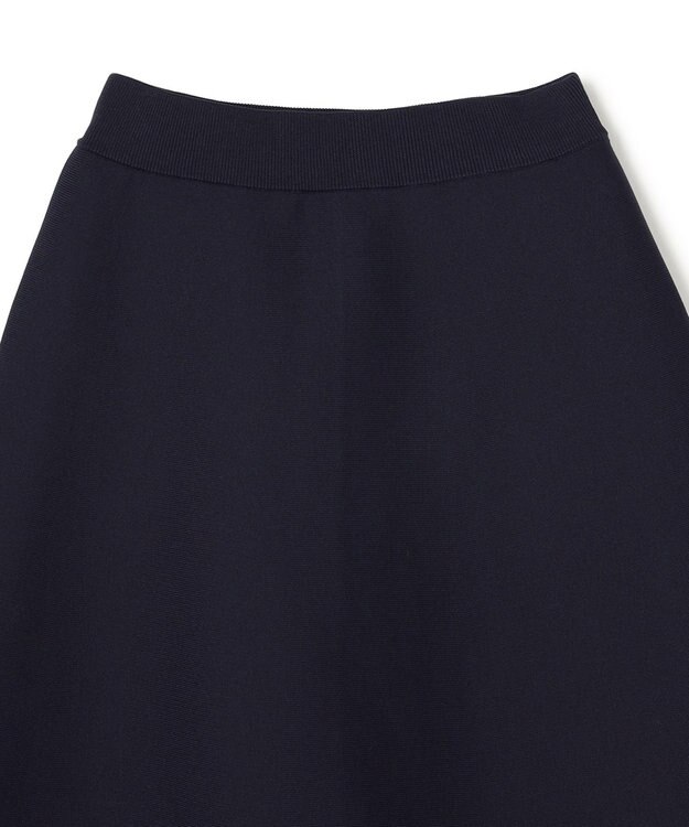 UNFILO L BEAUTY FORM KNIT フレアスカート ネイビー