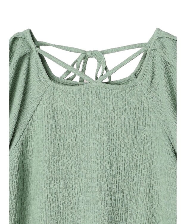 earth music&ecology バルーンスリーブプルオーバー Mint