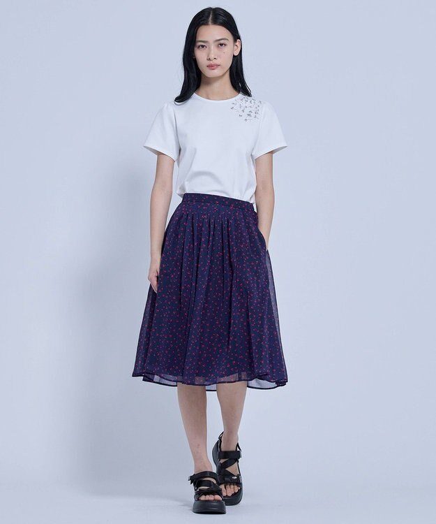 TOCCA SWINGING CHERRY スカート ネイビー系5