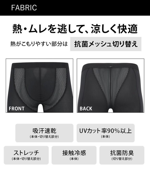 CW-X 【MEN】 CW-X スポーツタイツ セミロング 7分丈 股関節・ひざサポート クールタイプ ジョギング・ウォーキング メンズ HXO767 /ワコール ブラック