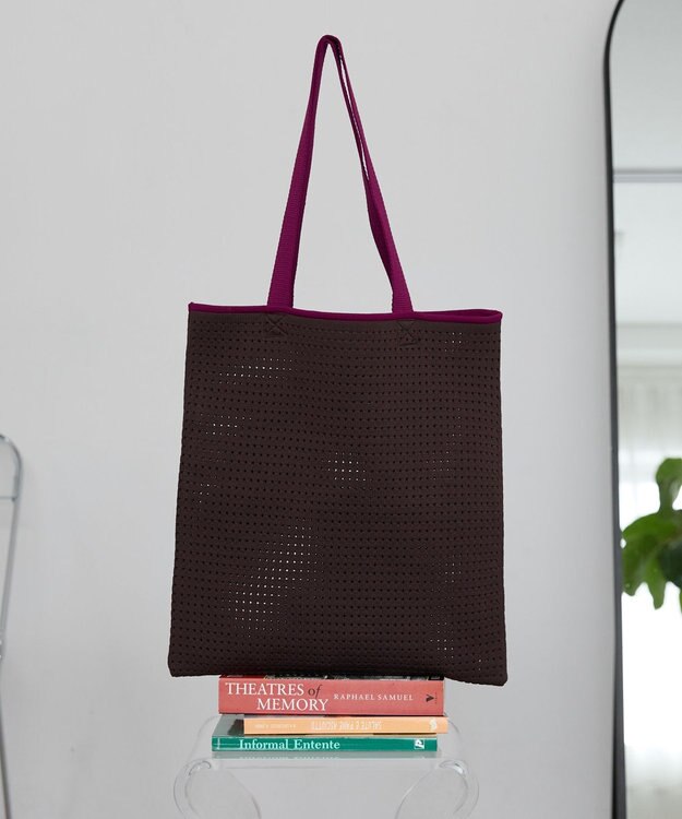 AMERICAN HOLIC メッシュニットトートバッグ Brown