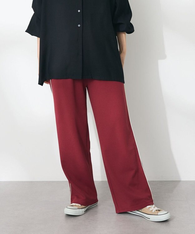 CRAFT STANDARD BOUTIQUE パイピングラインパンツ Red