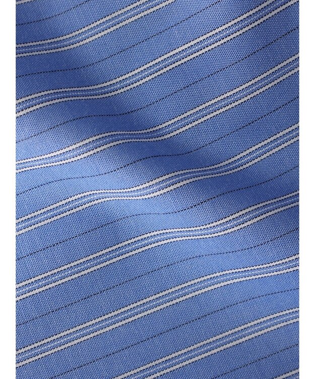 AMERICAN HOLIC イージーケアバンドカラーシャツチュニック Stripe