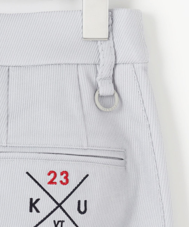 23区GOLF 【WOMEN】【ストレッチ】ハイパワーストレッチカルゼパンツ ライトグレー系