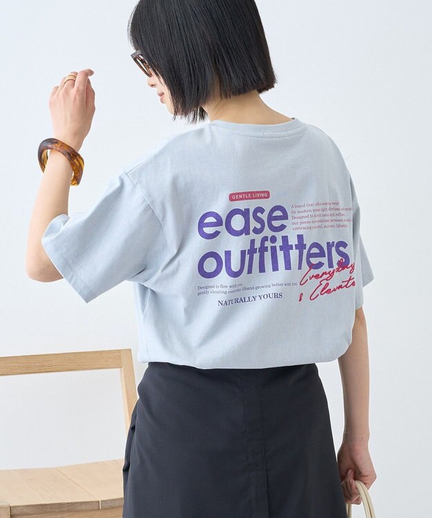 AMERICAN HOLIC 刺繍&フォトプリントTシャツ Light Gray