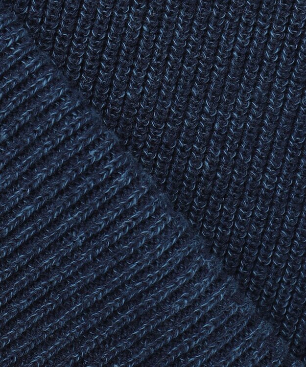 J.PRESS YORK STREET 【UNISEX】デニムルックカーディガン サックスブルー系