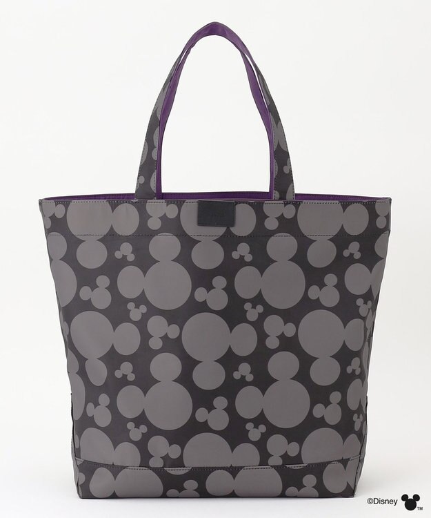 Y'SACCS 【Disney Collection】シルエットプリントトートバッグ　Lサイズ パープル