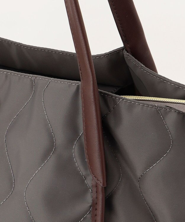 LA BAGAGERIE 【MONICA】キルティングトートバッグ グレー