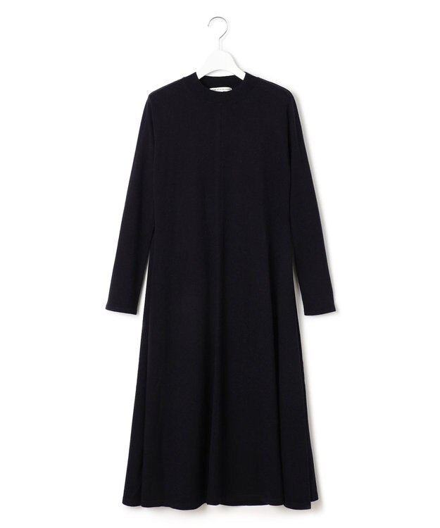 23区 S 【洗える】パールディテール フレア ニットワンピース ネイビー系