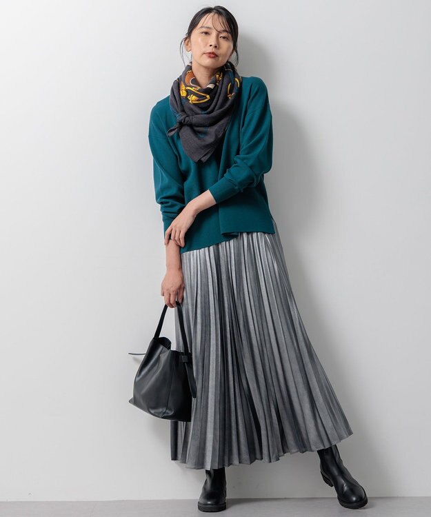 23区 【Oggi10月号掲載】アンゴラウール ストール グレー系