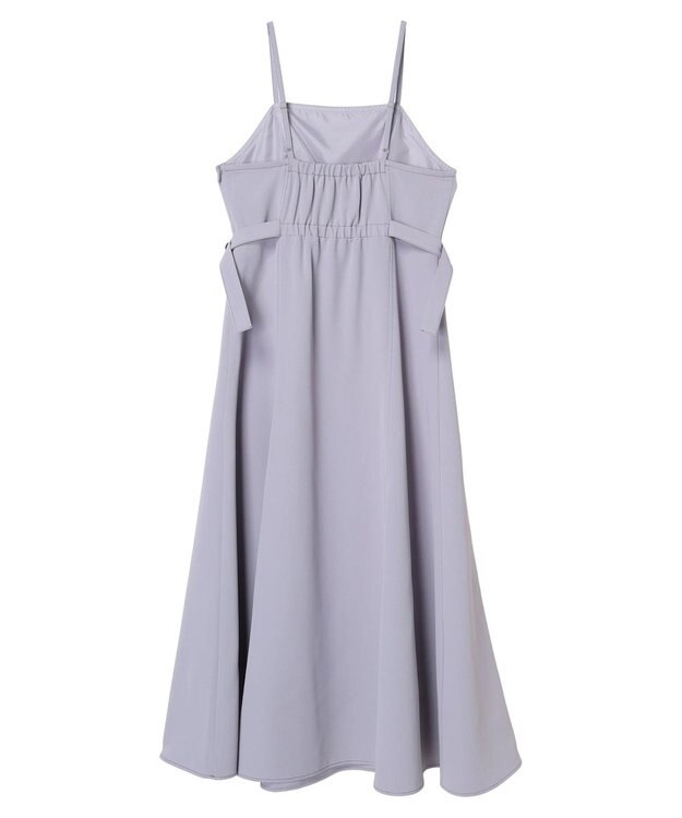 earth music&ecology サイドベルトフレアワンピース Blue