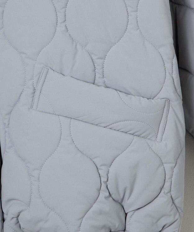 WEGO キルティングブルゾン ライトグレー