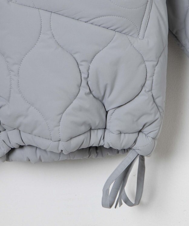 WEGO キルティングブルゾン ライトグレー