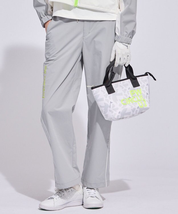 PW CIRCULUS 【花粉がつきにくい】【WOMEN】セミワイドパンツ ゴルフウェア レディース グレー系