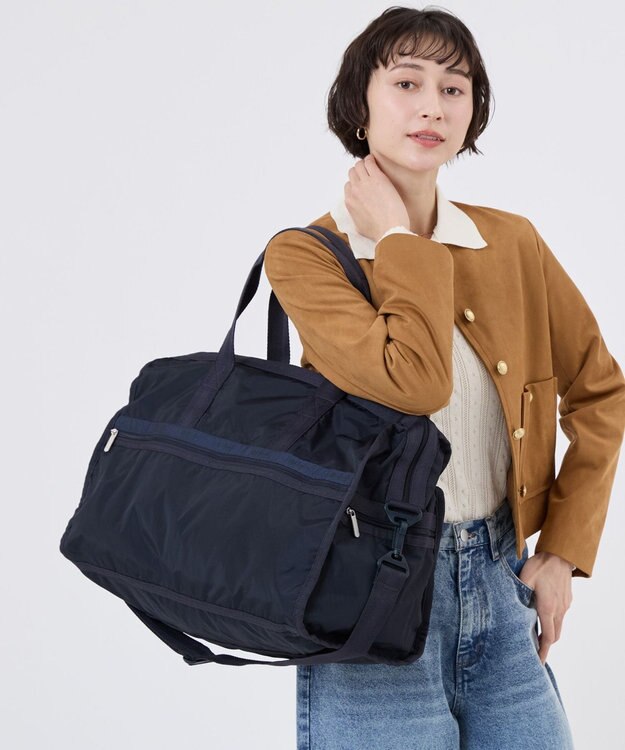 LeSportsac DELUXE LG WEEKENDER/ディープシーブルー