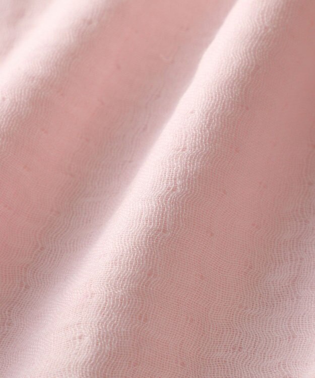 UCHINO マシュマロガーゼ&パイル　フード付バスタオル ピンク