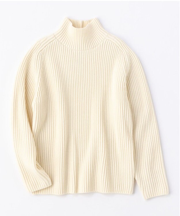 UNFILO MENS バルキー タートルネック ニット オフ