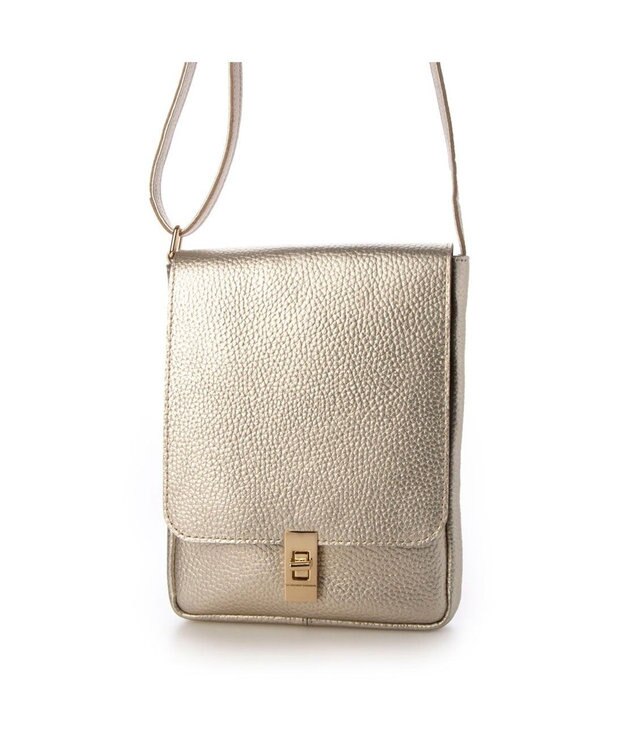 UNBILLION ペルケ perche / 7ポケットレザーポシェット ゴールド