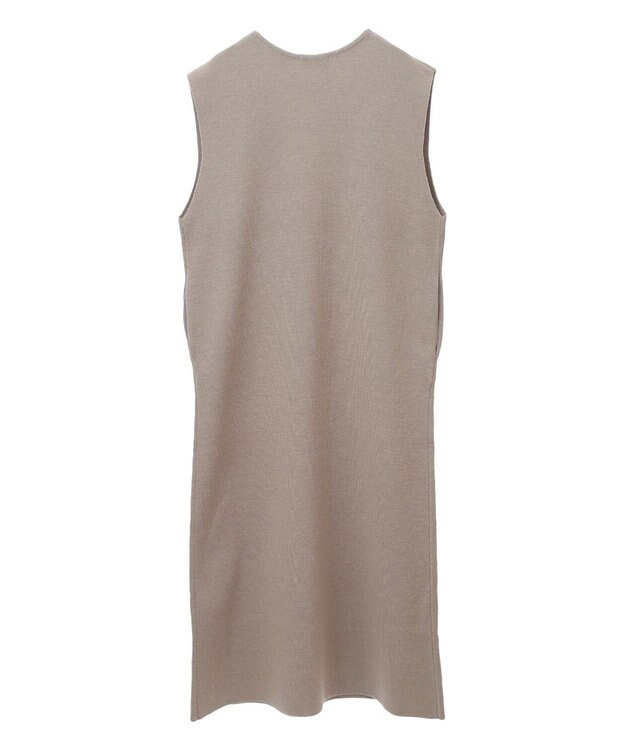 earth music&ecology Ｓｅｔ２点ハイネックプルオーバー＋ニットワンピース Gray Beige