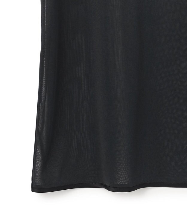 ICB 【WEB＆一部店舗限定】SheerSerika ボートネックプルオーバー ブラック