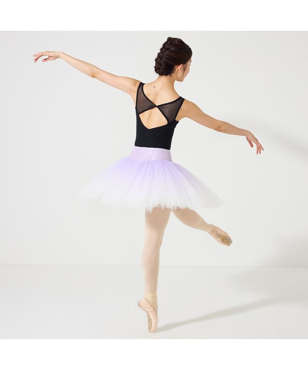 Chacott ノースリーブレオタード ブラック