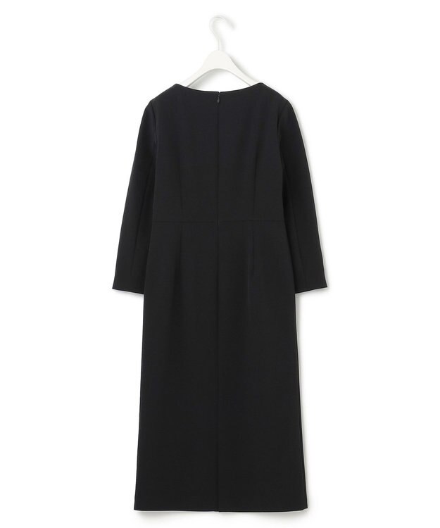 ICB 【洗える・ブラックフォーマル】 TaPeダブルクロス ワンピース ブラック系