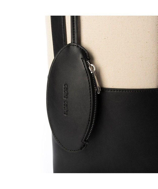 UNBILLION カシュカシュ cachecache / サニーデイキャンバスバケツトート ブラック