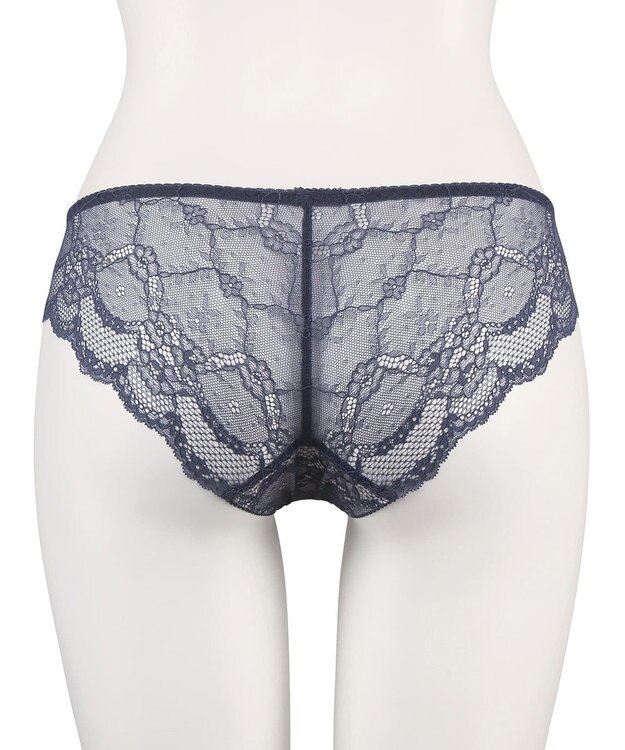 San-ai Resort（三愛水着楽園） エレガントコレクション2402バックレースショーツ 【northerly】 Bグレー