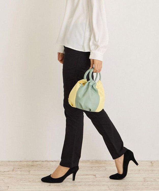 ROOTOTE 0655【直営店限定】ベビールー.クランプリー.2トーン-A 01：ミントイエロー