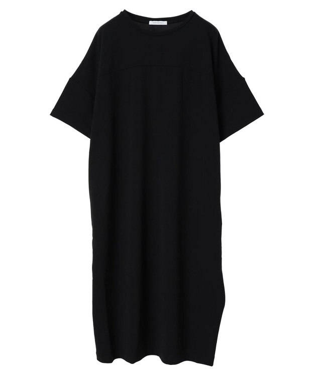 AMERICAN HOLIC 接触冷感カットジョーゼットボックスワンピース Black