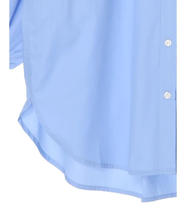 Green Parks ボリュームタックブラウス Blue