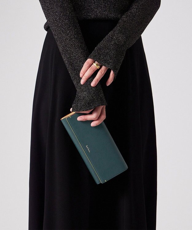 Paul Smith カラードエッジ 長財布 グリーン