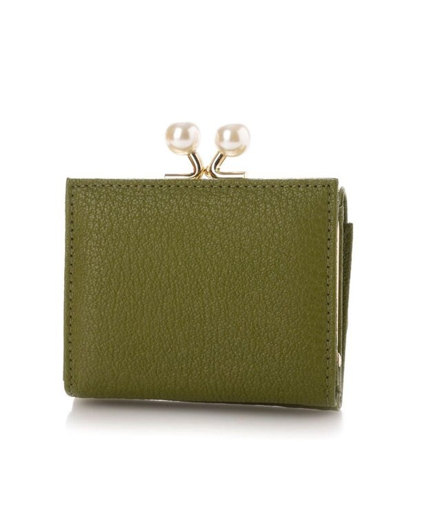 UNBILLION ペルケ perche / アクリル玉三つ折りミニサイフ OL