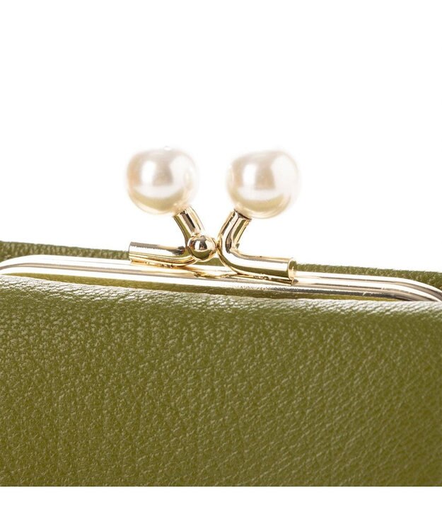 UNBILLION ペルケ perche / アクリル玉三つ折りミニサイフ OL